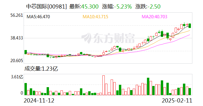 中芯国际：2024年净利润36.99亿元 同比下降23.3%  第2张